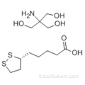Sel de trométhamine de l&#39;acide R-alpha-lipoïque, CAS 14358-90-8